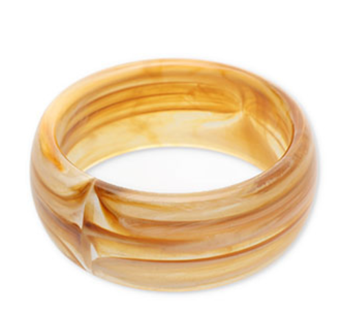 pulsera "naci en el mediterraneo" de resina  redonda