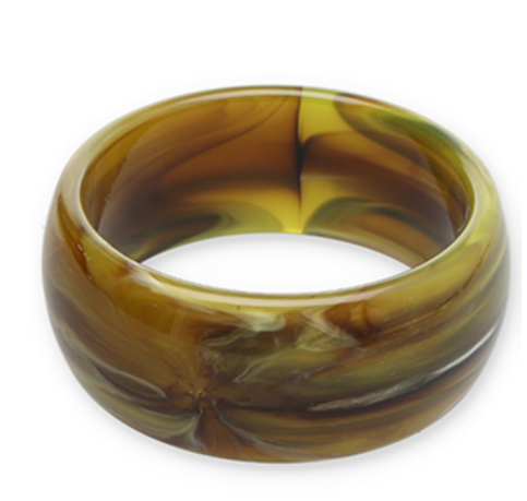 pulsera "naci en el mediterraneo" de resina redonda - Imagen 3