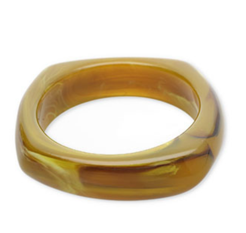 pulsera "naci en el mediterraneo" de resina cuadrada suave - Imagen 26