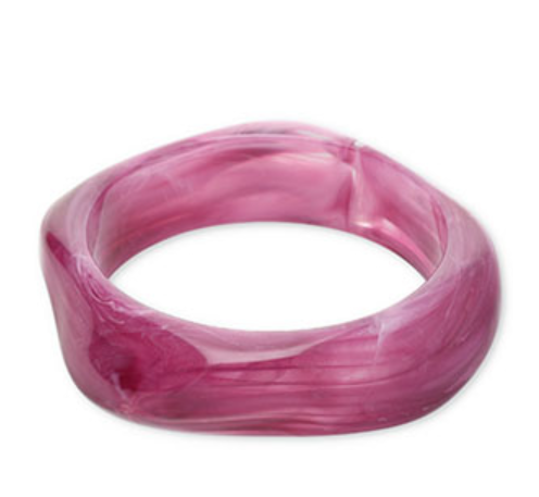 pulsera "naci en el mediterraneo" de resina cuadrada suave - Imagen 21