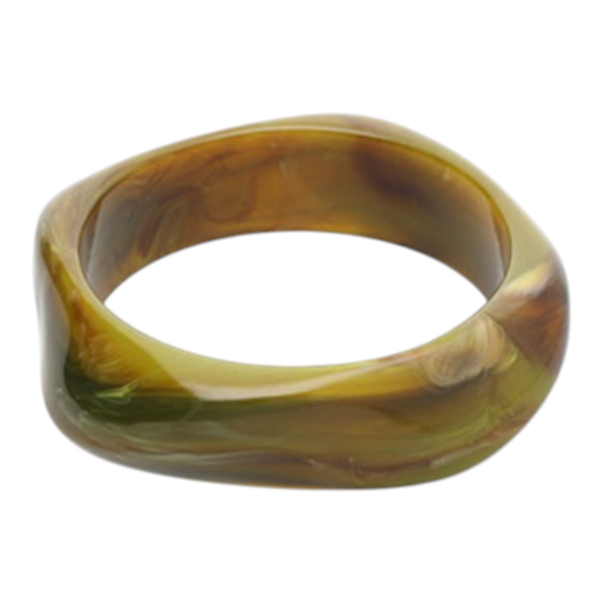 pulsera "naci en el mediterraneo" de resina cuadrada suave - Imagen 3