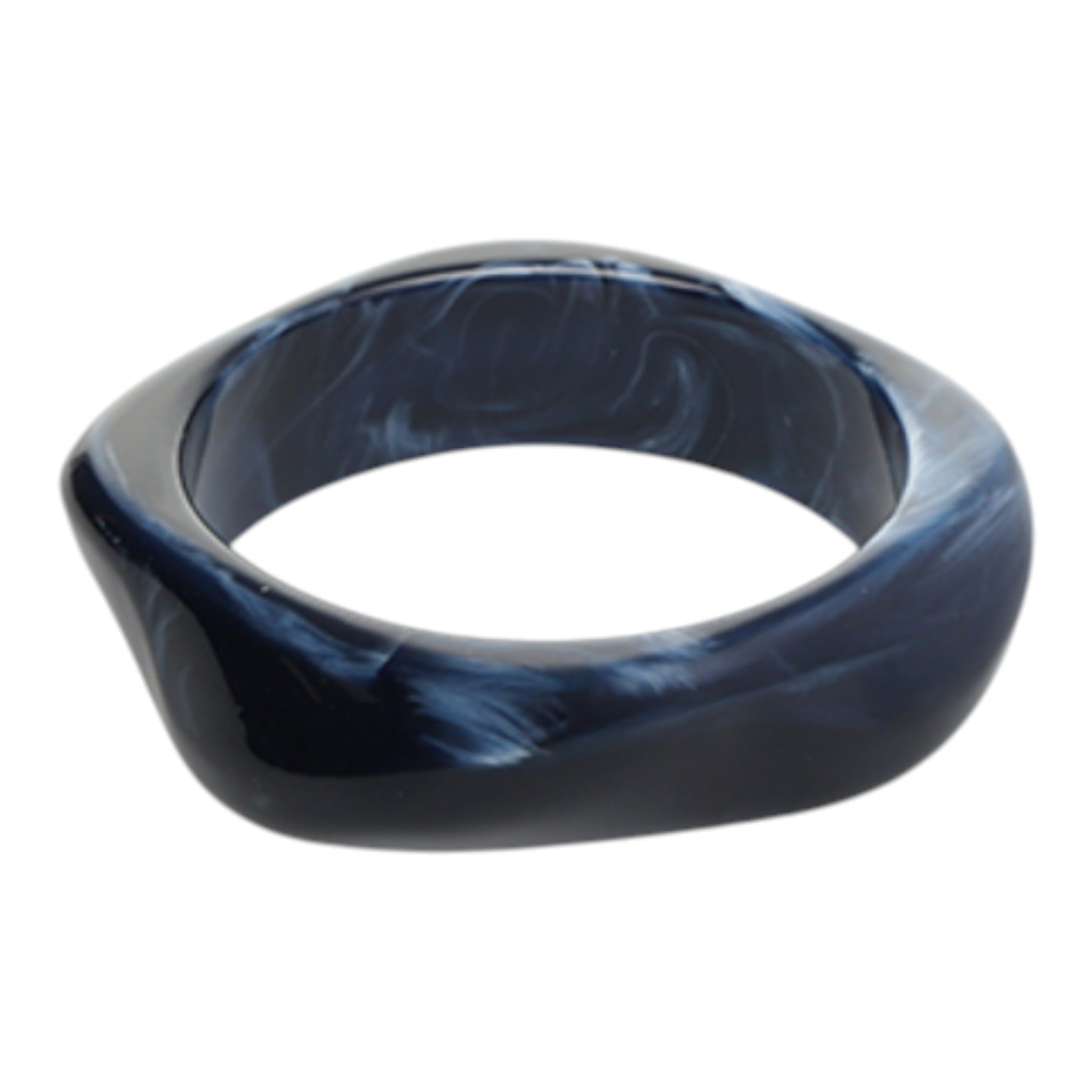 pulsera "naci en el mediterraneo" de resina cuadrada suave - Imagen 2