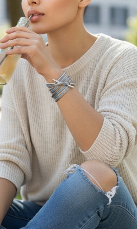 Collar lazo largo 12 colores - Imagen 15