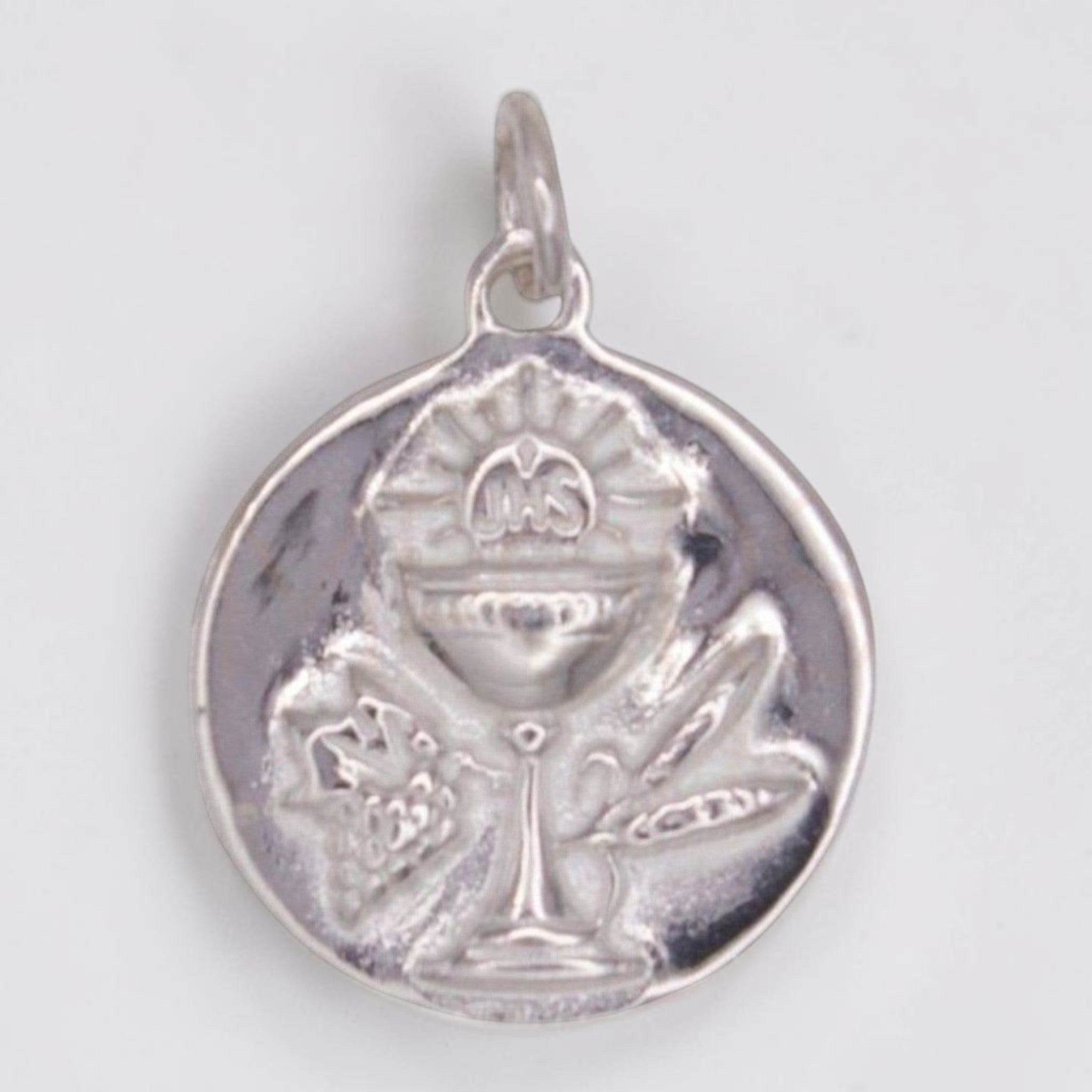 medalla cáliz plata 925